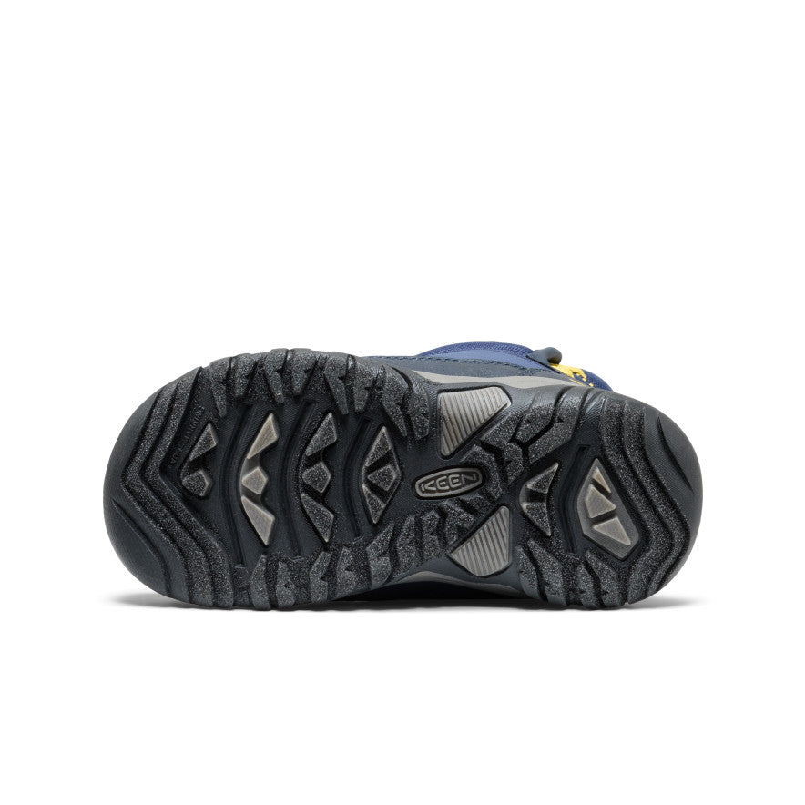 Little Kids' Puffrider Waterproof Winter Boot | Naval Academy/Mango Mint - Image 6
