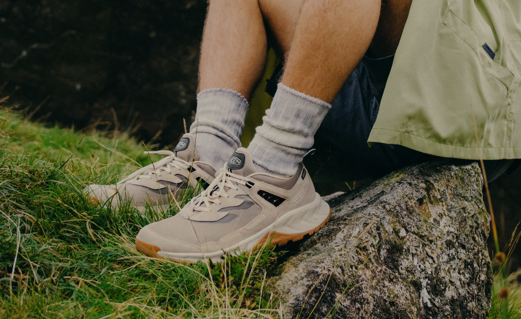 Men's Hightrail Waterproof Hiking Shoe | Safari/Roasted Pecan - Image 7