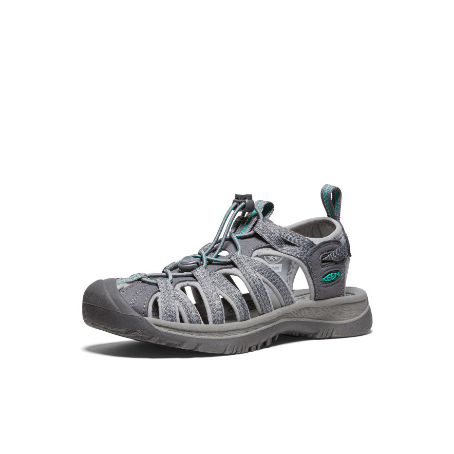 Women's Whisper | Medium Grey/Peacock Green - Image 3