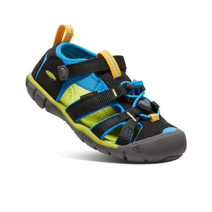 Little Kids' Seacamp II CNX | Black/Brilliant Blue - Image 3