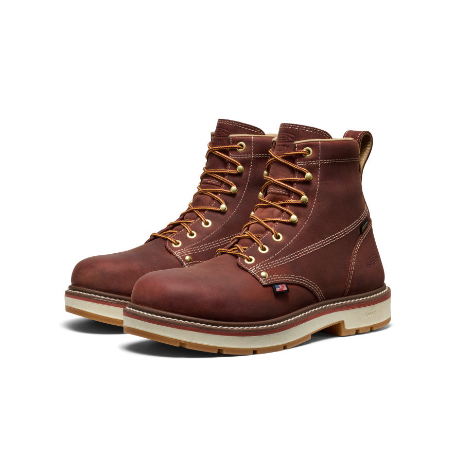 Men's Liberty 6 Waterproof 90?? Heel Boot (Soft Toe) | Bombay Brown/Gum - Image 2