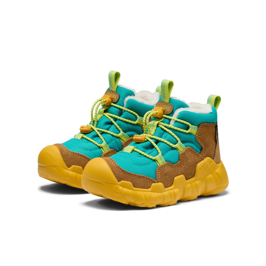 Little Kids' Hypowser Waterproof Chukka | Chipmunk/Baltic - Image 2