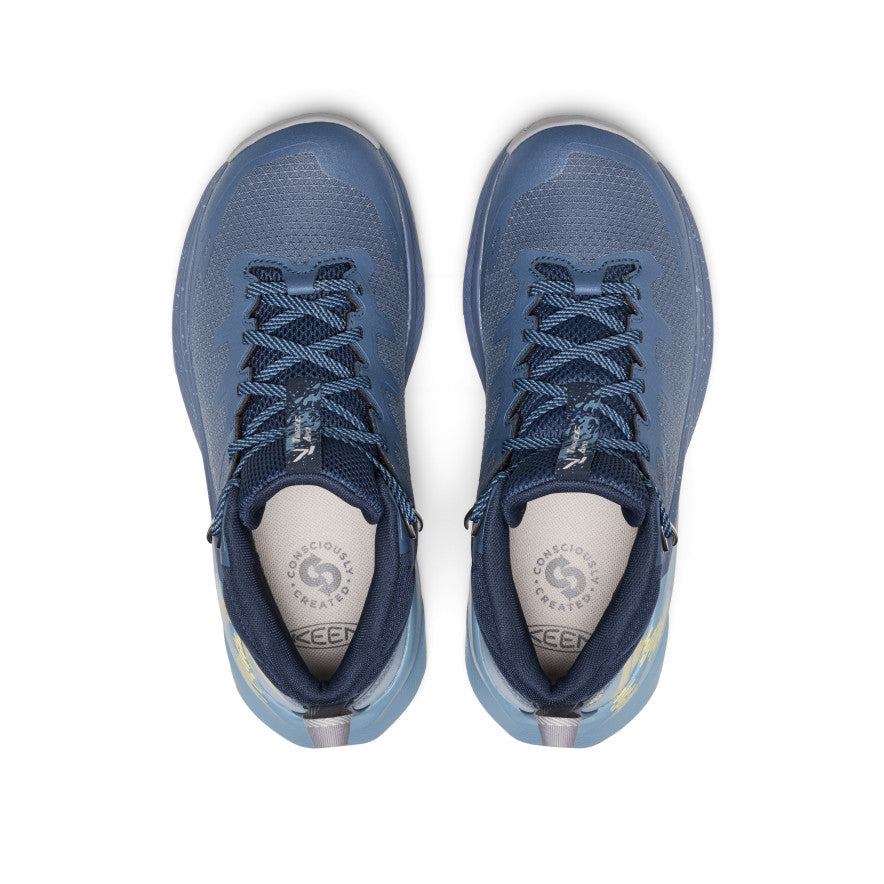 Women's Targhee Apex Waterproof Hiking Boot | Vintage Indigo/Lemon Grass - Image 4