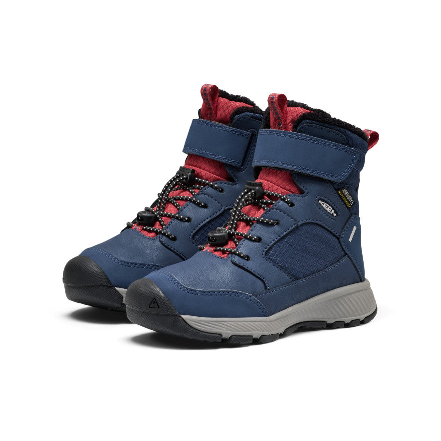 Little Kids' Skua Waterproof Winter Boot | Naval Academy/Garnet - Image 2