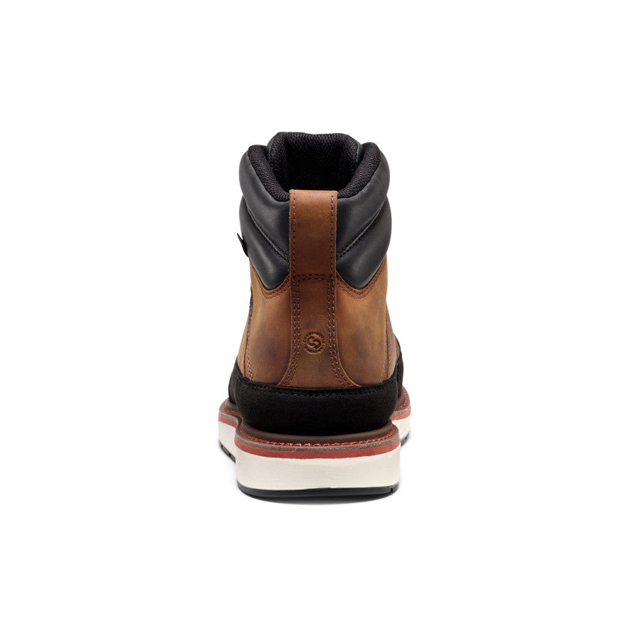 Men's Liberty Racer 6 Waterproof Work Boot (Carbon Toe) | Bison/Black - Image 5