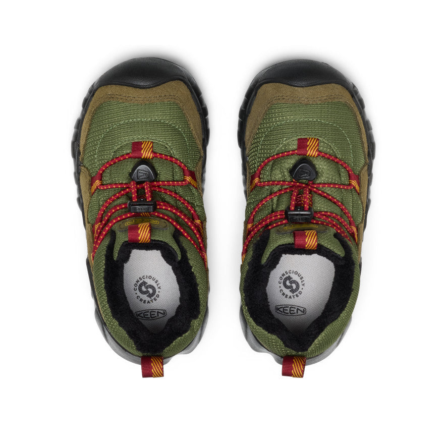 Little Kids' Hypowser Waterproof Chukka | Forest Night/Garnet - Image 4