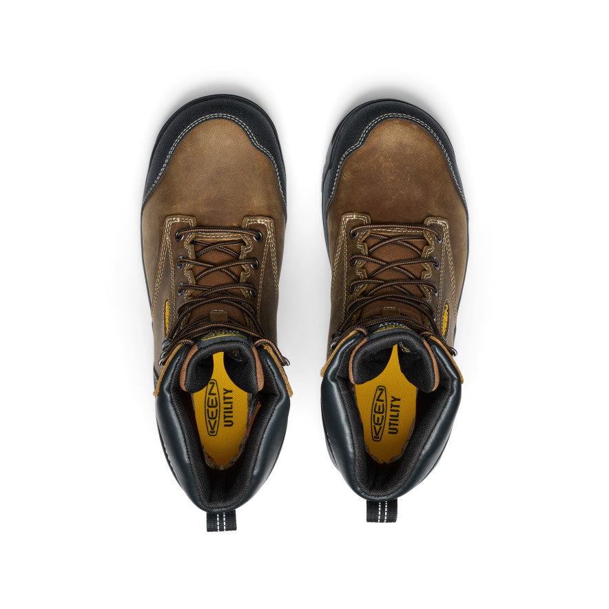 Men's Evanston 8 Insulated Waterproof Boot (Soft Toe) | Bison/Black - Image 4