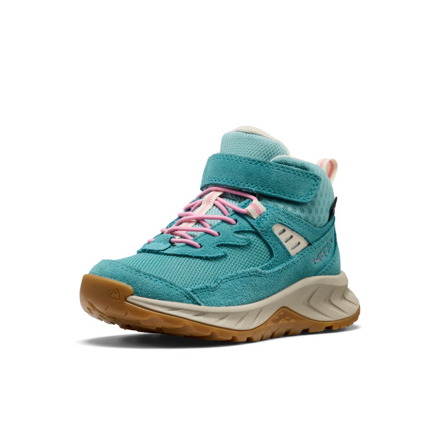 Little Kids' Hightrail Waterproof Hiking Boot | Brittany Blue/Cashmere Rose - Image 3
