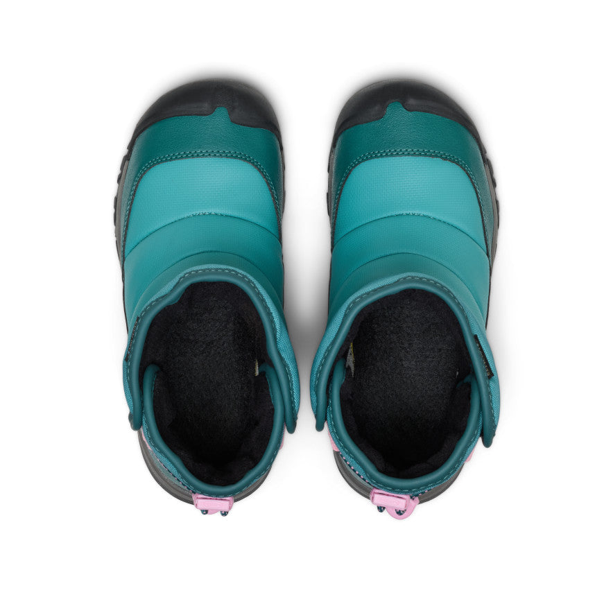 Big Kids' Puffrider Waterproof Winter Boot | Brittany Blue/Cashmere Rose - Image 4