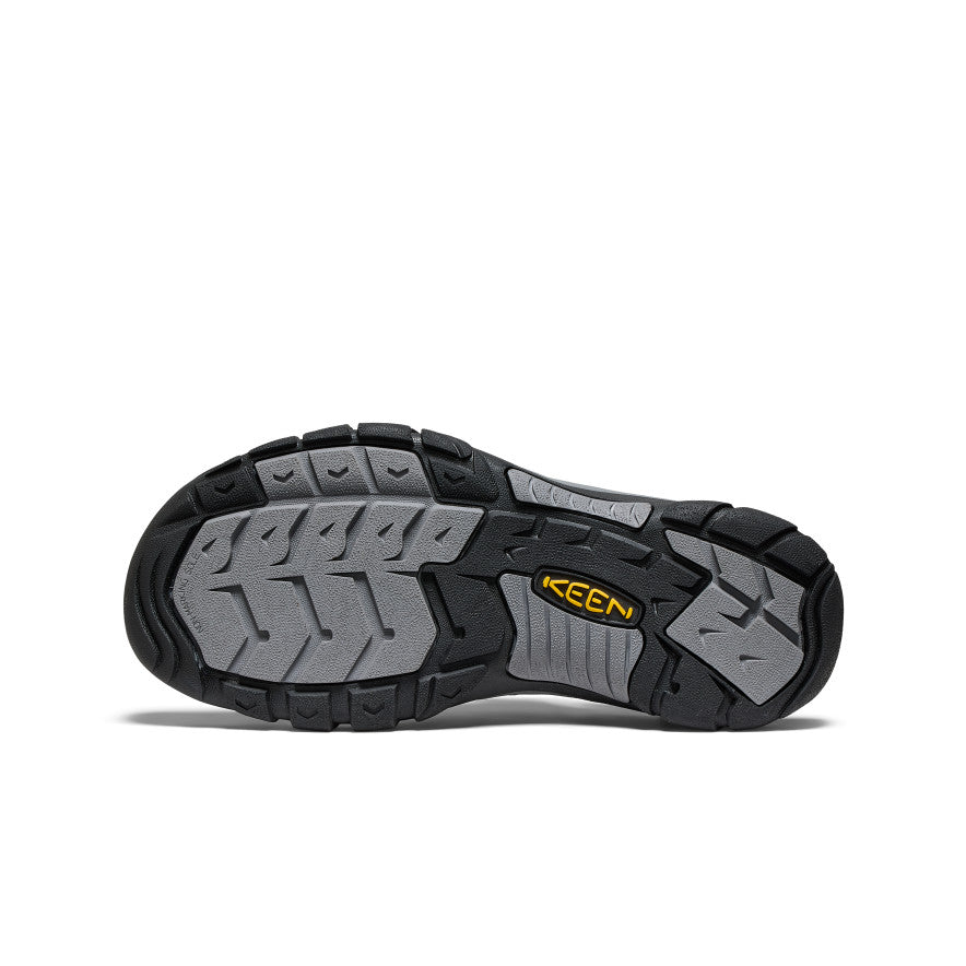 Men's Newport Leather Sandal | Black/Steel Grey - Image 6
