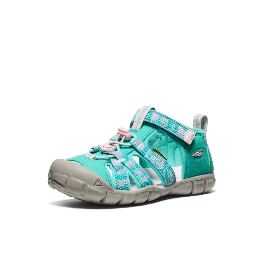 Big Kids' Seacamp II CNX | Bright Aqua/Giggle Pink - Image 2