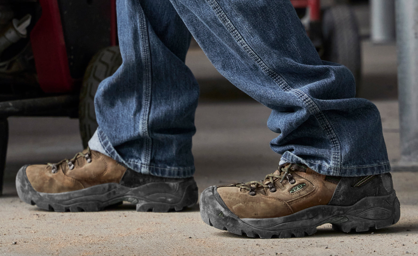 Men's Pittsburgh Energy 6 Waterproof Boot (Soft Toe) | Cascade Brown/Black - Image 7