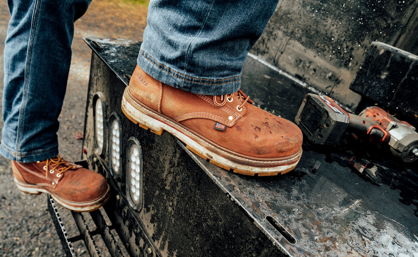 Men's Liberty 6 Waterproof 90?? Heel Boot (Carbon Toe) | Bombay Brown/Gum - Image 7