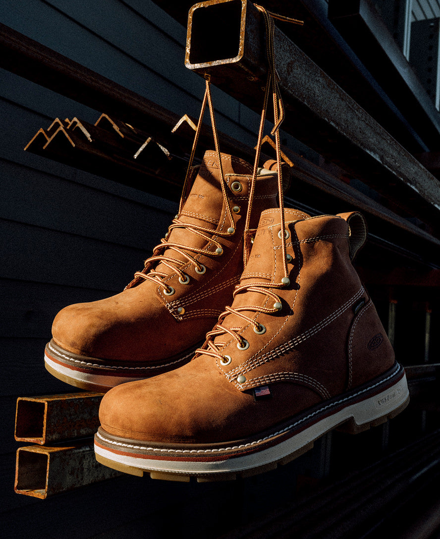 Men's Liberty 6 Waterproof 90?? Heel Boot (Soft Toe) | Bombay Brown/Gum - Image 8