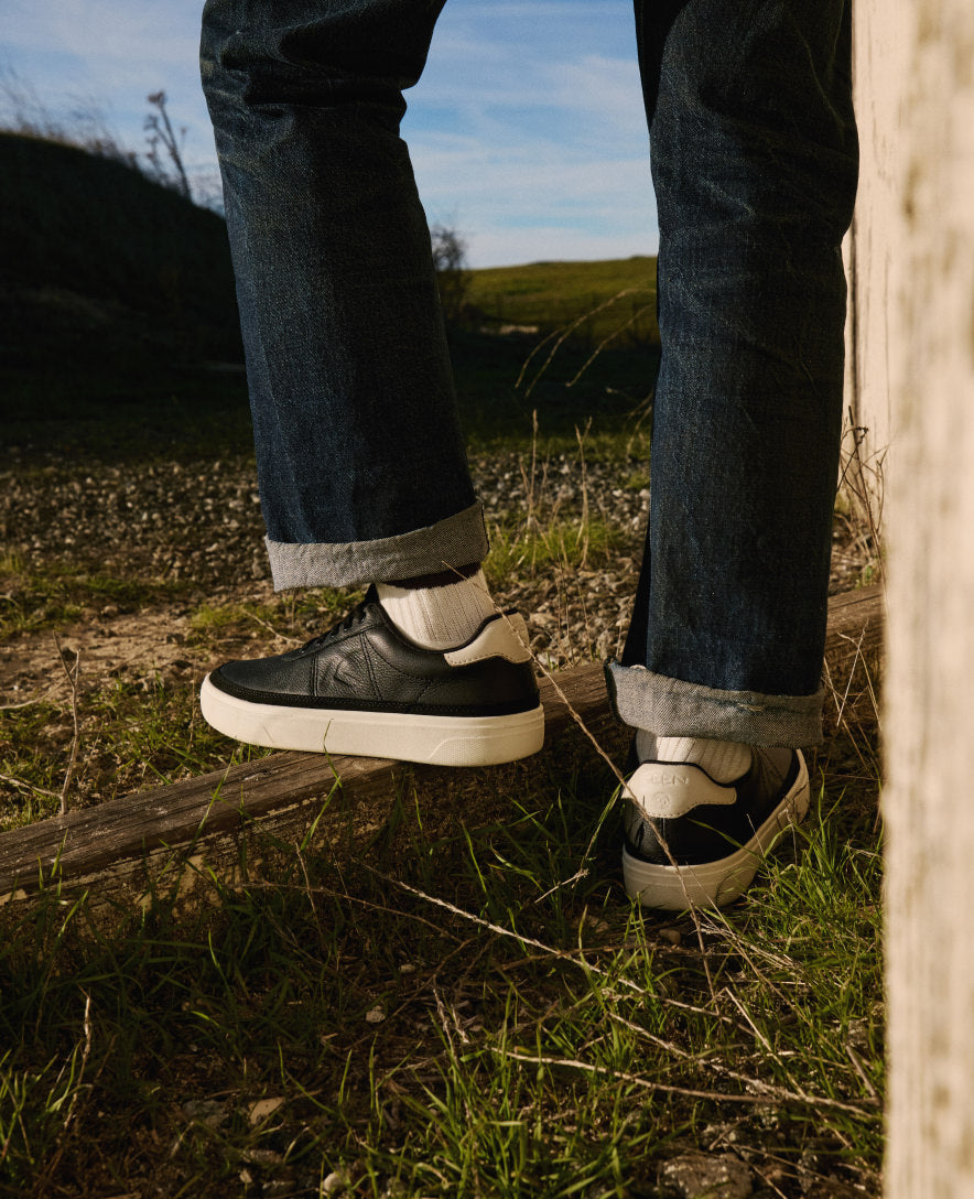 Men's KM4 Leather Sneaker | Birch/Chipmunk - Image 8
