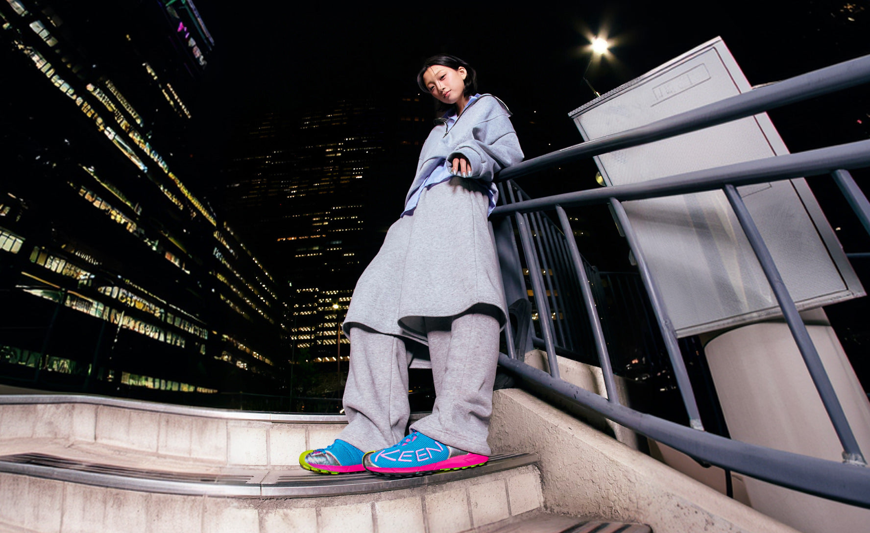 Women's A86 Sneaker | Swedish Blue/Shocking Pink - Image 7