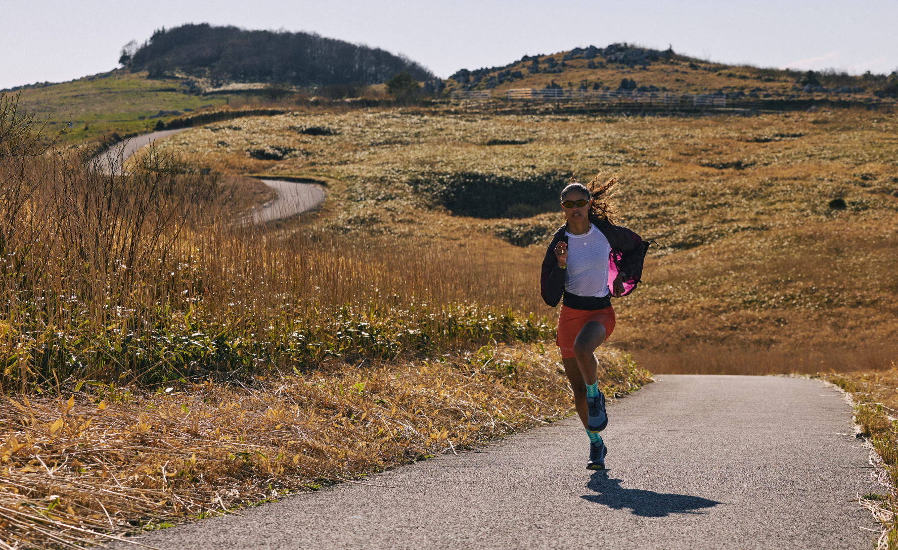Women's Roam Waterproof Trail Running Shoe | Huckleberry/Ballad Blue - Image 7