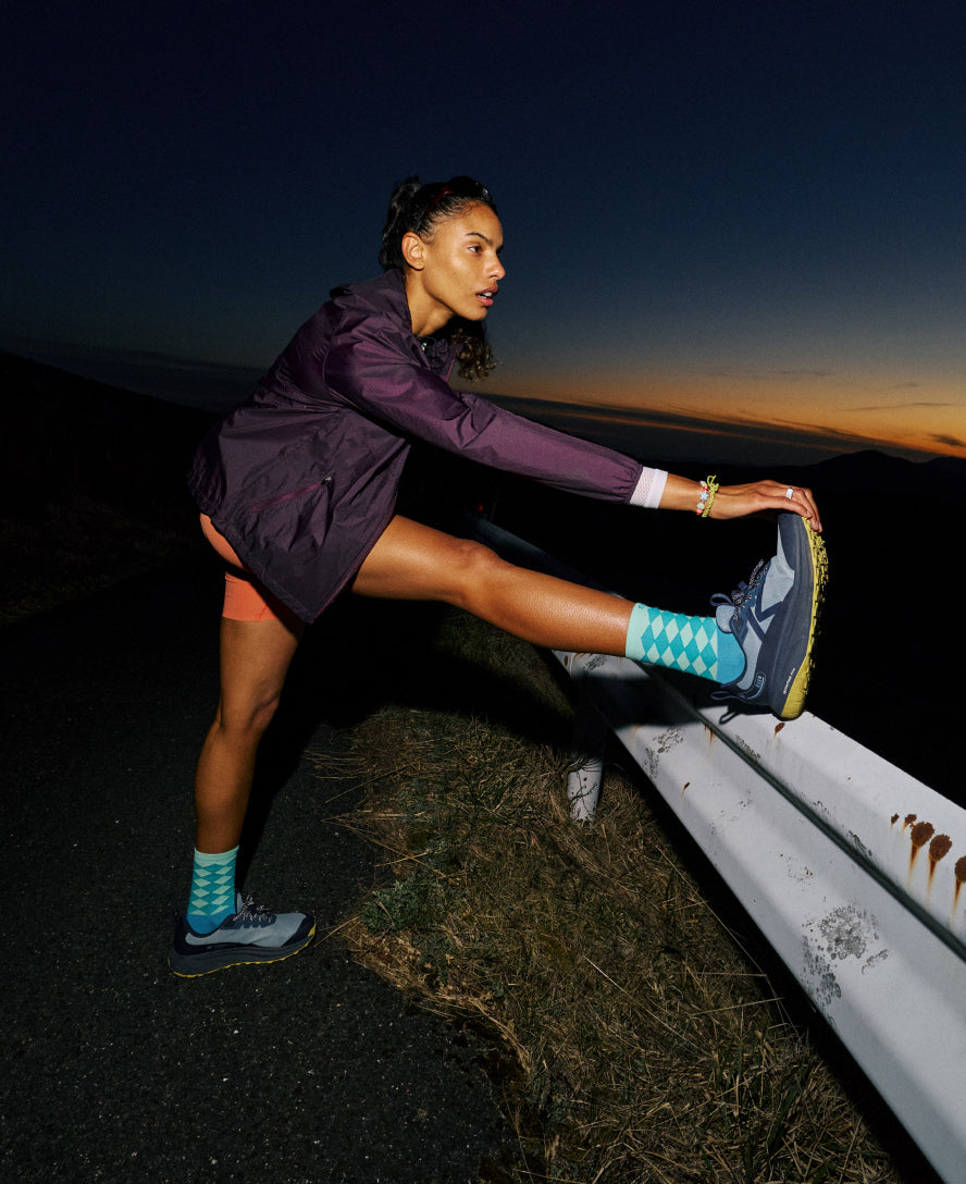 Women's Roam Waterproof Trail Running Shoe | Huckleberry/Ballad Blue - Image 8