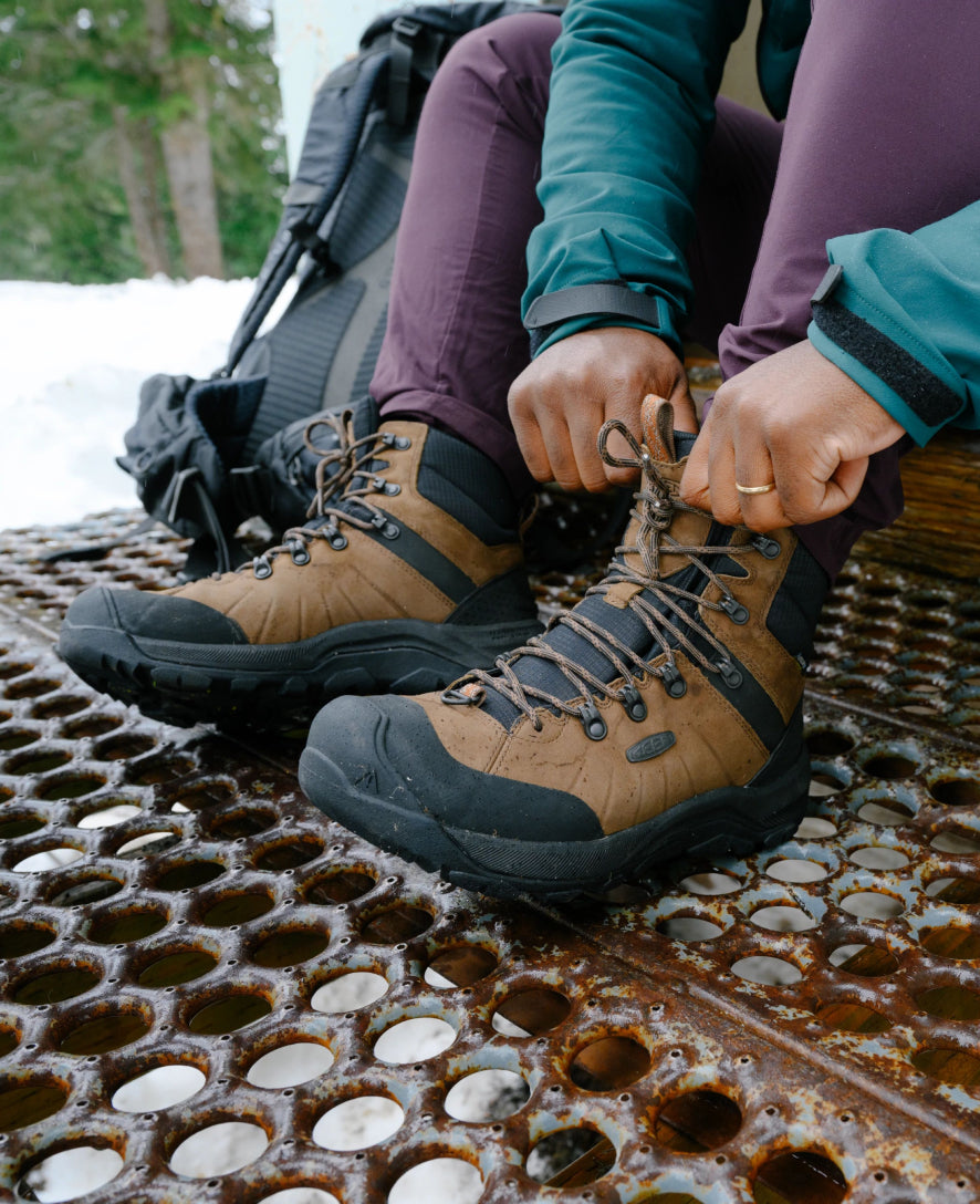 Men's Revel IV Polar Waterproof Boot | Black/Lemon Curry - Image 8