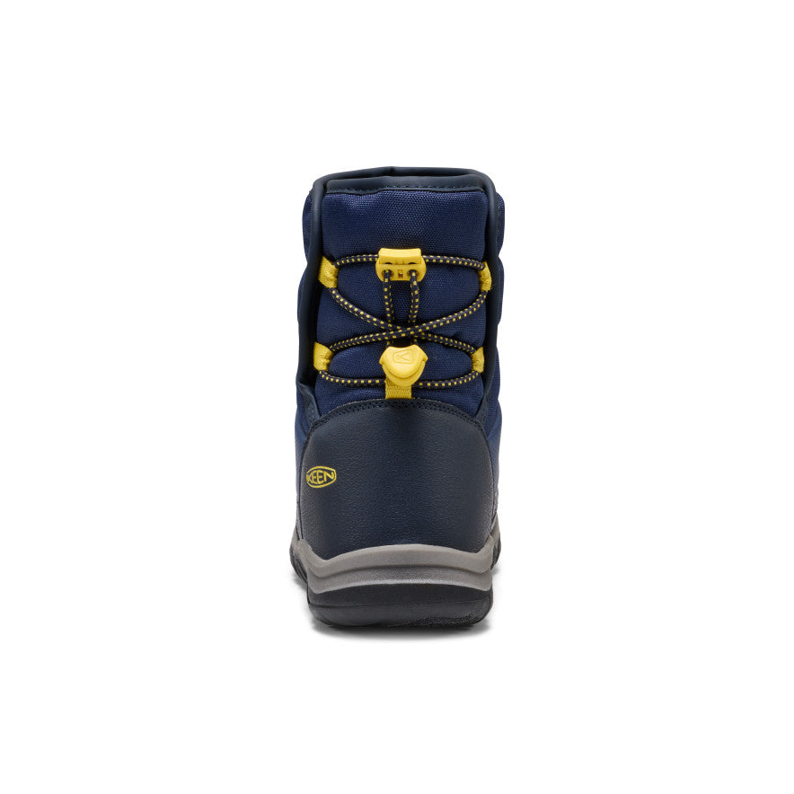 Big Kids' Puffrider Waterproof Winter Boot | Naval Academy/Mango Mint - Image 5