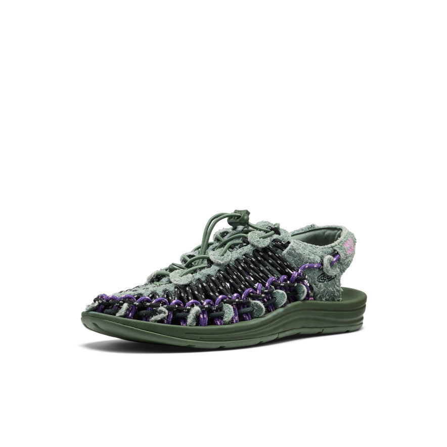 All Gender UNEEK Leather Henrik Vibskov Sneaker | Green Spring - Image 3