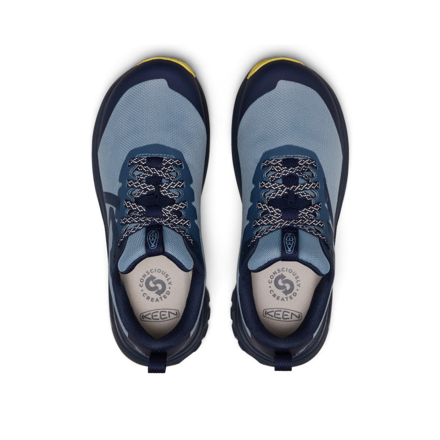 Women's Roam Waterproof Trail Running Shoe | Faded Denim/Lemon Grass - Image 4