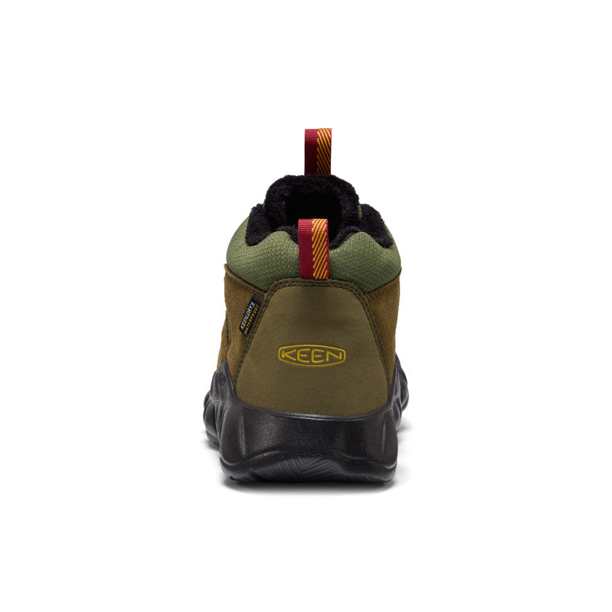 Big Kids' Hypowser Waterproof Chukka | Forest Night/Garnet - Image 4