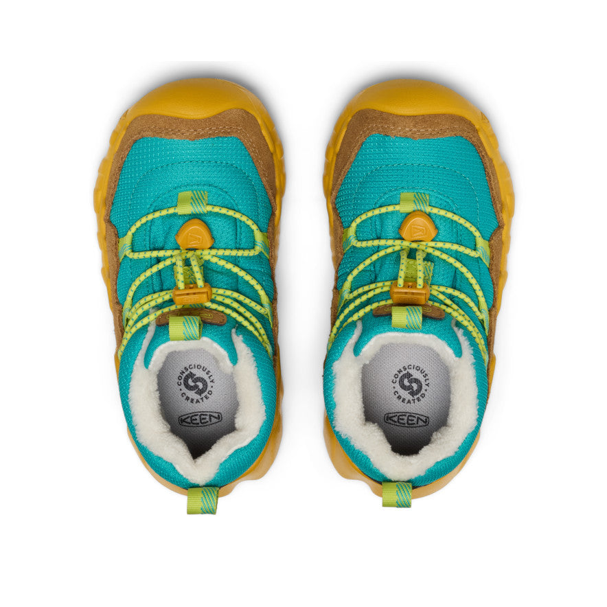 Little Kids' Hypowser Waterproof Chukka | Chipmunk/Baltic - Image 4