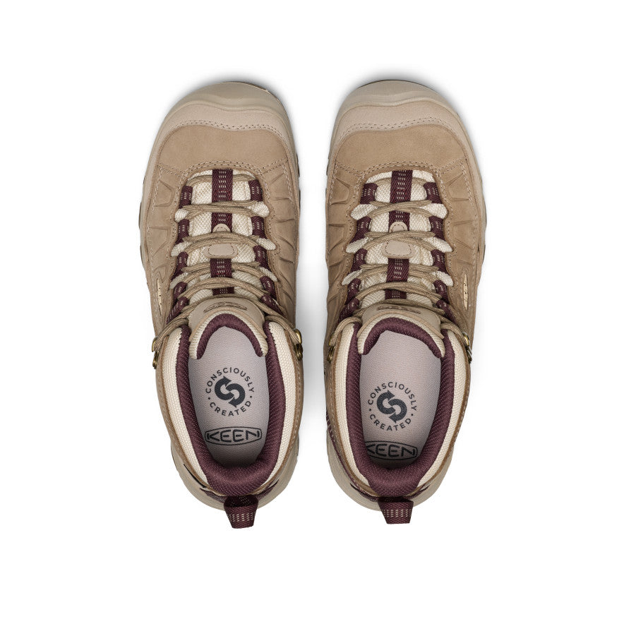 Women's Targhee IV Waterproof Hiking Boot | Plaza Taupe/Huckleberry - Image 4