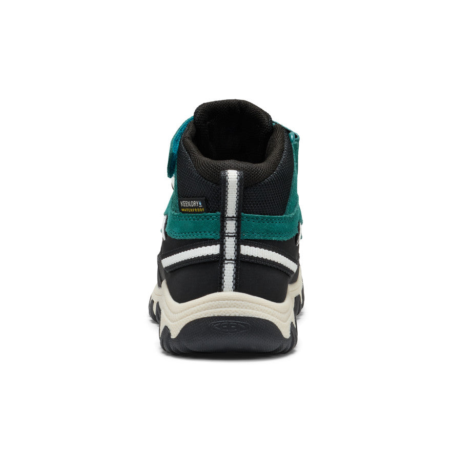 Little Kids' Targhee IV Waterproof Hiking Boot | Mediterranea/Flame Orange - Image 5