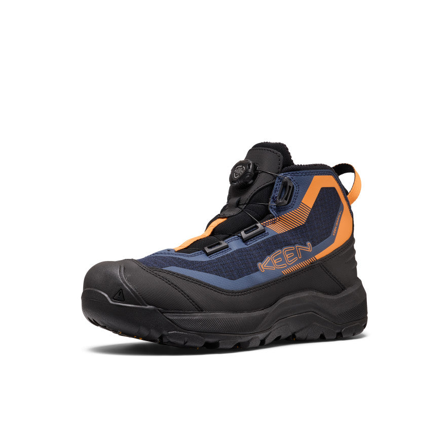 Men's Revel IV EXP CF Polar Waterproof Boot | Naval Academy/Flame Orange - Image 3
