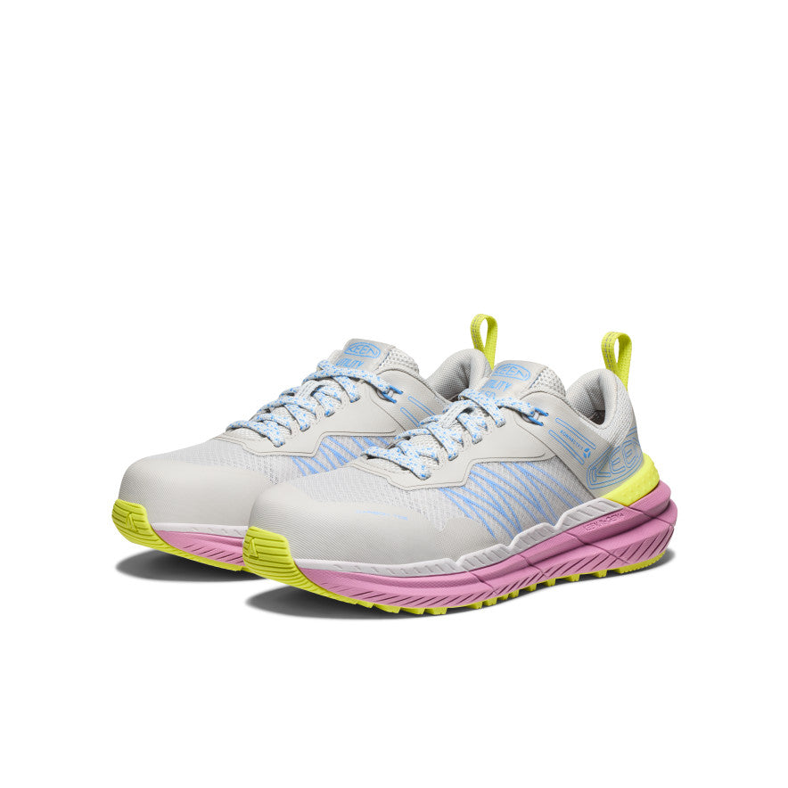 Women's Speedworks ESD Work Sneaker (Carbon Toe) | Alloy/Moonlight Mauve - Image 2